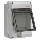 Hensel KV 9104 Kleinverteiler IP65 mit 4,5 Teilungseinheiten – Feuchtraum-Verteilerkasten