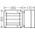 Hensel Mi6252 Mi-Sammelschienengehäuse 300x300mm, Sammelschienen 250 A, 5polig