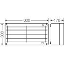 Hensel Mi6452 Mi-Sammelschienengehäuse 600x300mm,...
