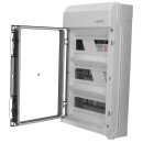 Hensel KV 9336 Kleinverteiler IP65 mit 36 Teilungseinheiten auf 3 Reihen – Feuchtraum-Verteilerkasten