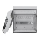 Hensel KV 9112 Kleinverteiler IP65 mit 12 Teilungseinheiten – Feuchtraum-Verteilerkasten