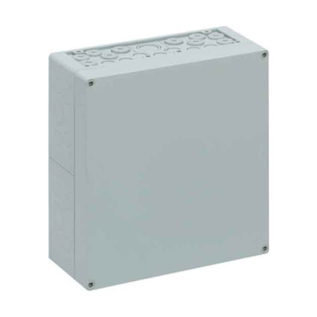 Spelsberg 74140201 Leergehäuse mit Schutzart IP65 Polycarbonat Ui=690V AC Ui=1000V DC innenliegende Befestigungsstellen AKi 2-g