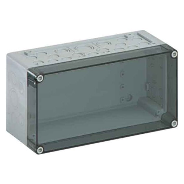 Spelsberg 74500101 Leergehäuse mit Schutzart IP65 Polycarbonat Ui=690V AC Ui=1000V DC innenliegende Befestigungsstellen AKi 1-t