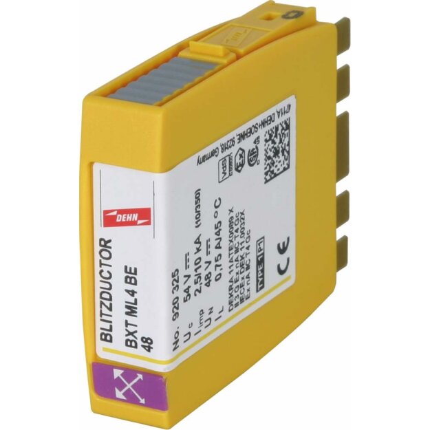 Dehn 920325 Kombiableiter-Modul für 4 Einzeladern BLITZDUCTOR XT mit LifeCheck BXT ML4 BE 48