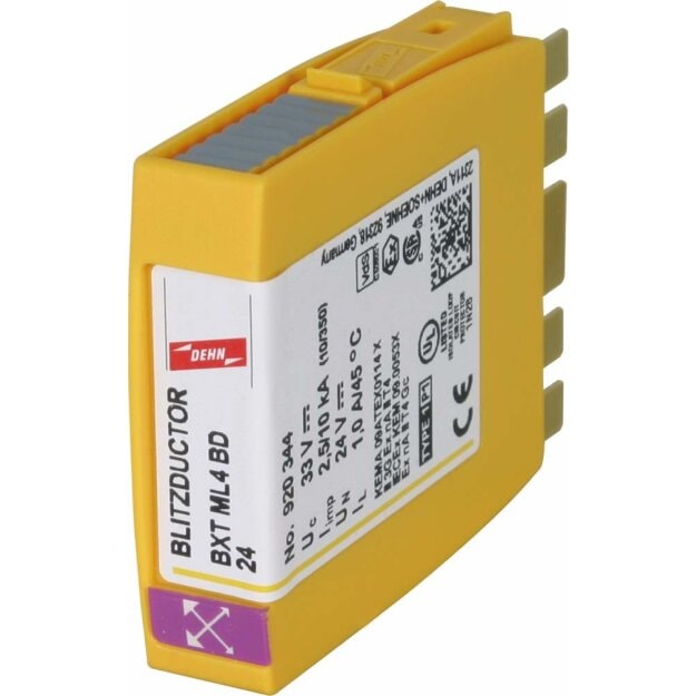 Dehn 920344 Kombiableiter-Modul für 2 Doppeladern BLITZDUCTOR XT mit LifeCheck BXT ML4 BD 24