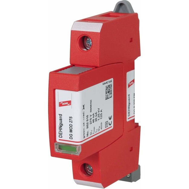 Dehn 952090 Überspannungsableiter Typ 2 DEHNguard S 1-polig Uc 275V AC mit Fernmeldekontakt DG S 275 FM