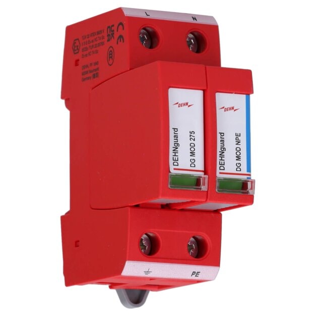 Dehn 952110 Überspannungsableiter Typ 2 DEHNguard M für einphasige TT- und TN-Systeme DG M TT 2P 275