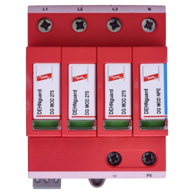 Dehn 952315 Überspannungsableiter Typ 2 DEHNguard M 4-polig für TT- und TN-S-Systeme DG M TT 275 FM