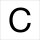 RZB 99222.013.C Buchstabe "C"