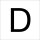 RZB 99223.013.D Buchstabe "D"