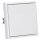 Jung Serie LS Komplett-Set Alpinweiß:  LS990WW Wippe + 506U Wippschalter Universal Einsatz + LS981WW Rahmen 1fach