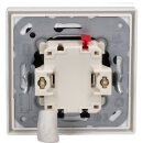 Jung Serie LS Komplett-Set Alpinweiß: LS995WW Serien Wippe + 505U Wippschalter Serie Einsatz + LS981WW Rahmen 1fach