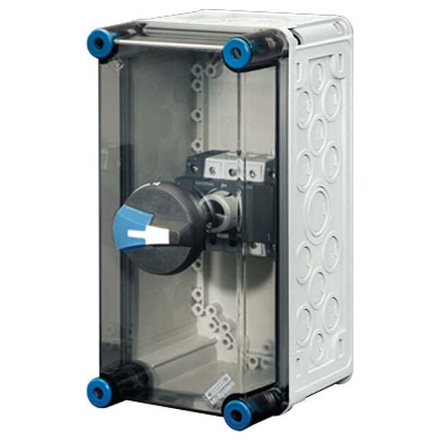 Hensel Mi7103 Mi-Lastschaltergehäuse 63A, 3polig + PE + N