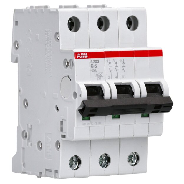 ABB S203-B6 Sicherungsautomat - S200-3P - 6 A - B 2CDS253001R0065