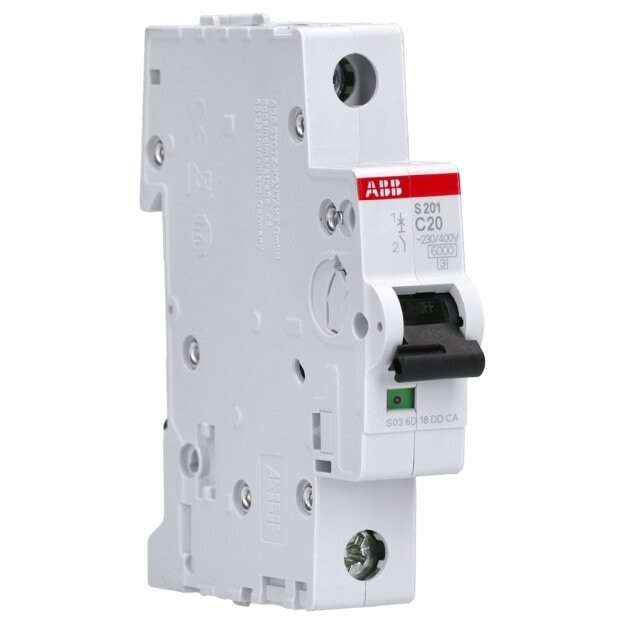 ABB S201-C20 Sicherungsautomat S200-1P 20 A-C 2CDS251001R0204