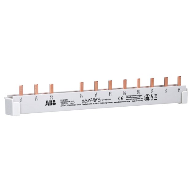 ABB PS3/12FI Phasenschiene 3-phasig 4x12P 10 mm² 2CDL230002R1012