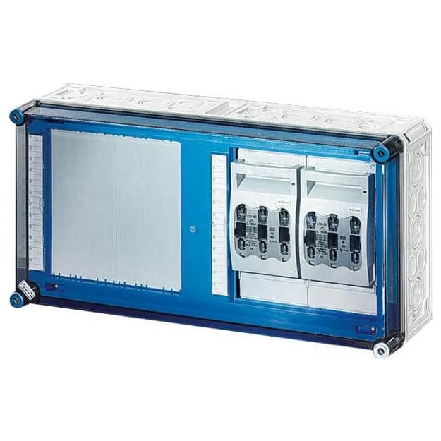 Hensel Mi6427 Mi-NH-Sicherungslasttrennschaltergehäuse , 2x3xNH00,auf Sammelschiene, 400A, 5polig