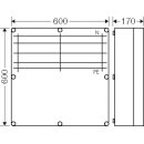 Hensel Mi6856 Mi-Sammelschienengehäuse 600x600mm,...