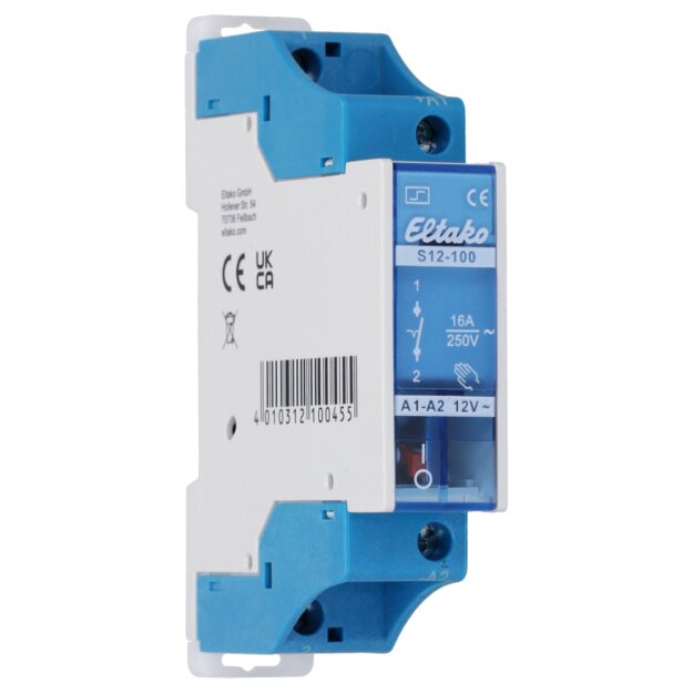 Eltako Stromstoßschalter f.Reihe. S12-100-12V (1er)