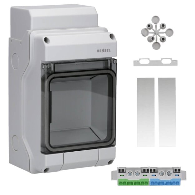 Hensel KV 1504 Kleinverteiler IP54 mit 4,5 Teilungseinheiten – Verteilerkasten