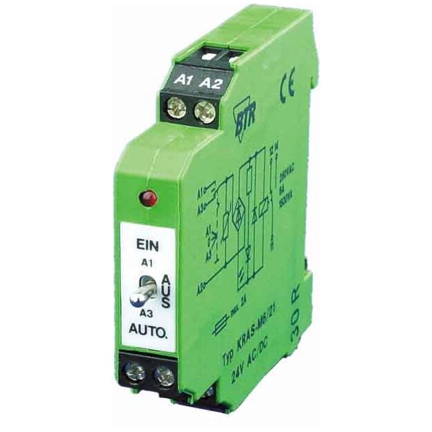 BTR NETCOM Koppelbaustein KRAS-M6/21 24AC/DC