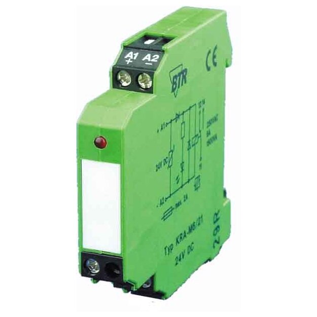 BTR NETCOM Koppelbaustein KRA-M6/21 24AC/DC