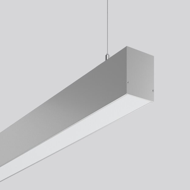 RZB 312313.004.76 LED-Pendelleuchte Less is more 50 830, DALI, silber