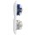 Busch-Jaeger Reflex SI Set: 1x 20 EUCKS-214 SCHUKO Steckdose, 1x Wippe 2506-214, 1x 2512-214 Abdeckrahmen 2-fach, 1x 2000/6 US Wippschalter-Einsatz Alpinweiß