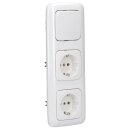 Busch-Jaeger Reflex SI Set: 2x 20 EUC-214 SCHUKO...