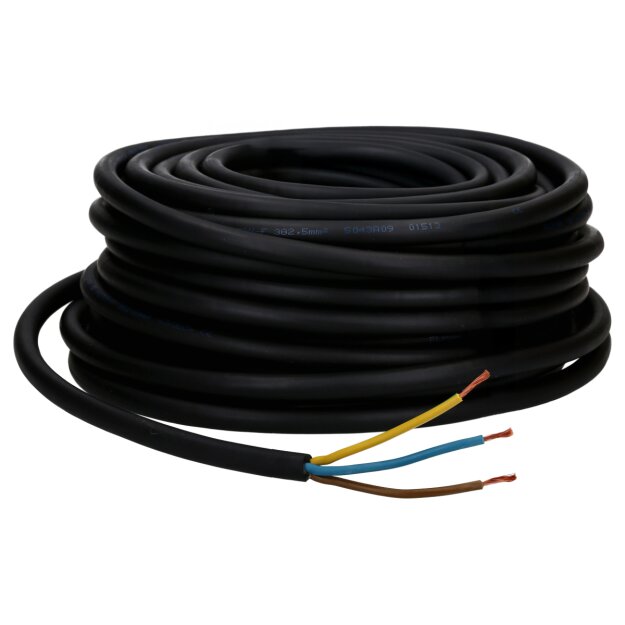 Gummischlauchleitung H07RN-F 3x1,5 mm² 50 Meter