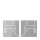 Jung 4093TSAT Tastensatz 3fach F40 transparent