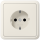 Jung 51520 SCHUKO-Steckdose 16 A 250 V ~ mit Rahmen Duroplast Serie CD weiß