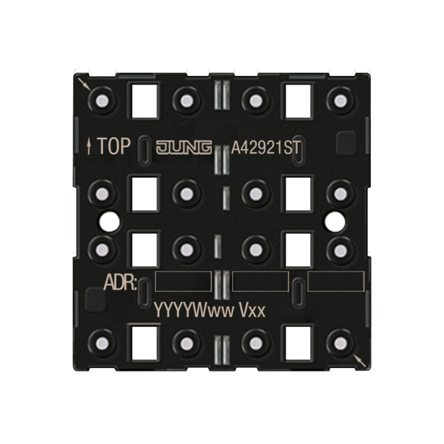 Jung A42921ST KNX Tastsensor-Modul Universal 2fach F40 Secure Serie AS/A