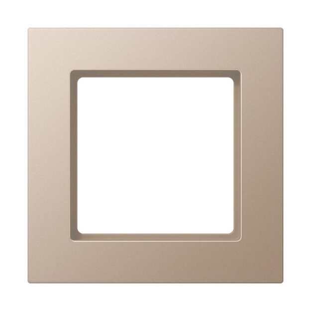 Jung A5581BFCH Rahmen 1fach senkrechte und waagerechte Montage Thermoplast lackiert A 550 champagner