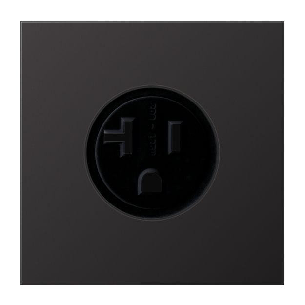 Jung AL2521-20D Steckdose US-Norm NEMA 20 A 125 V ~ Schraubklemmen Aluminium lackiert Serie LS dark