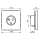 Jung AL2521-20D Steckdose US-Norm NEMA 20 A 125 V ~ Schraubklemmen Aluminium lackiert Serie LS dark