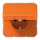 Jung CD1521BFKLO SCHUKO-Steckdose 16 A 250 V ~ Schraubklemmen Klappdeckel Thermoplast Serie CD orange