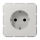 Jung CD1521BFLG SCHUKO-Steckdose 16 A 250 V ~ Schraubklemmen Thermoplast Serie CD lichtgrau