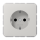 Jung CD1521LG SCHUKO-Steckdose 16 A 250 V ~ Schraubklemmen Duroplast Serie CD lichtgrau
