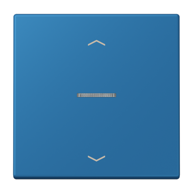 Jung FMLC1700P211 eNet Taster Standard 1fach mit Pfeilsymbolen Duroplast lackiert Serie LS bleu céruléen 31