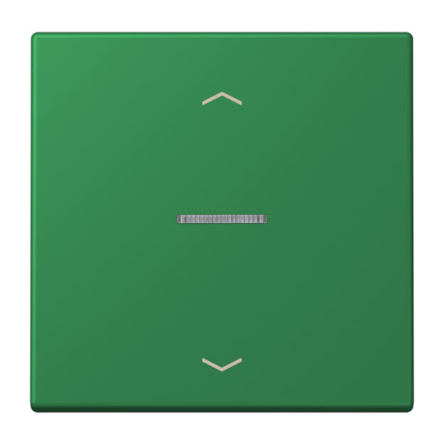 Jung FMLC1700P219 eNet Taster Standard 1fach mit Pfeilsymbolen Duroplast lackiert Serie LS vert foncé