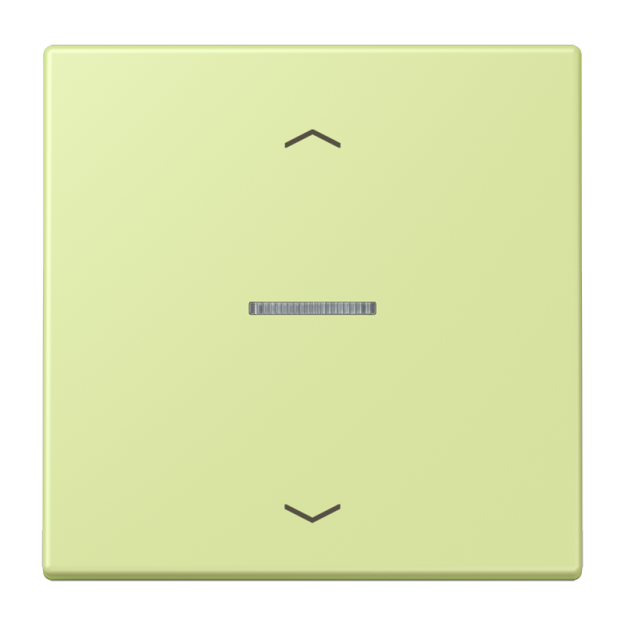 Jung FMLC1700P222 eNet Taster Standard 1fach mit Pfeilsymbolen Duroplast lackiert Serie LS vert jaune clair