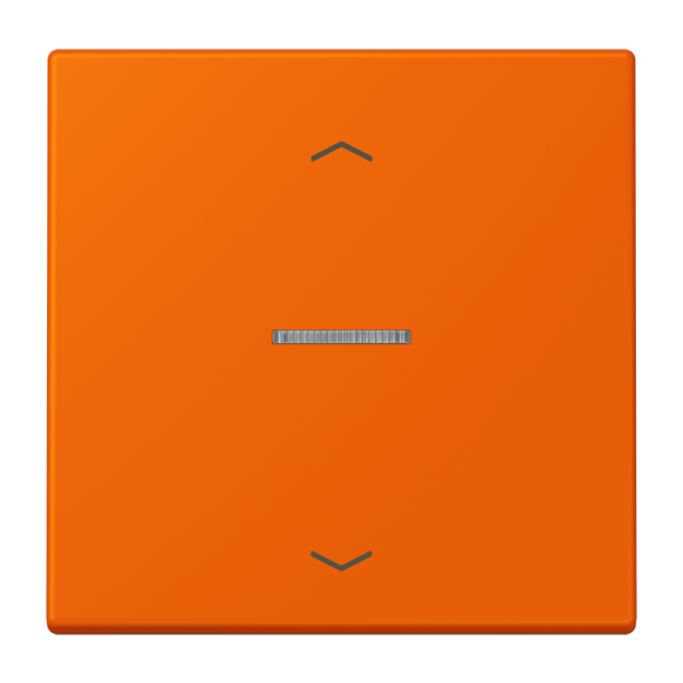 Jung FMLC1700P224 eNet Taster Standard 1fach mit Pfeilsymbolen Duroplast lackiert Serie LS orange