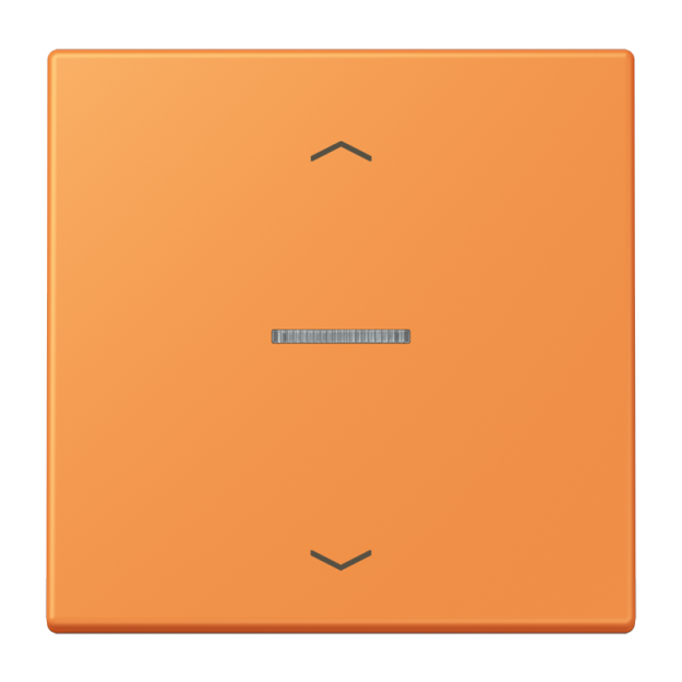 Jung FMLC1700P225 eNet Taster Standard 1fach mit Pfeilsymbolen Duroplast lackiert Serie LS orange clair