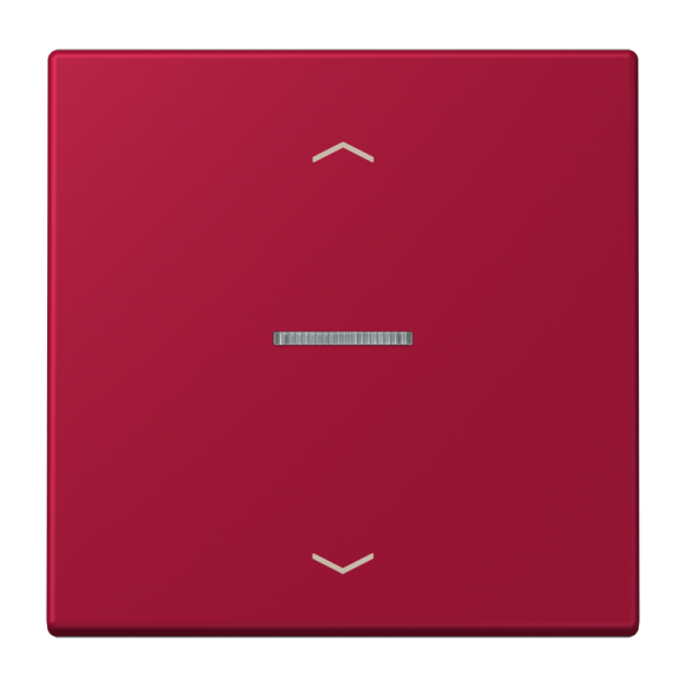 Jung FMLC1700P229 eNet Taster Standard 1fach mit Pfeilsymbolen Duroplast lackiert Serie LS rouge carmin