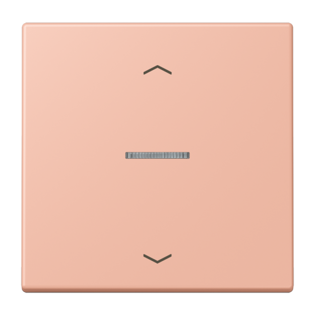 Jung FMLC1700P231 eNet Taster Standard 1fach mit Pfeilsymbolen Duroplast lackiert Serie LS rose clair