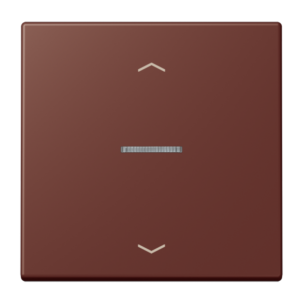 Jung FMLC1700P235 eNet Taster Standard 1fach mit Pfeilsymbolen Duroplast lackiert Serie LS terre sienne brûlée 31