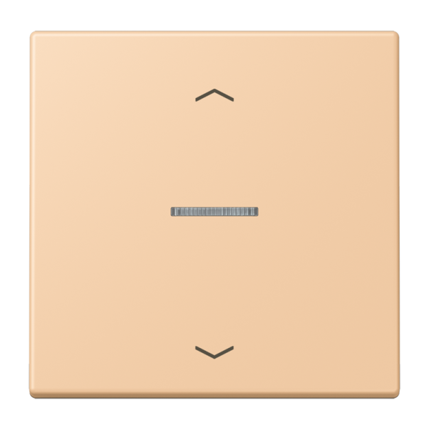 Jung FMLC1700P237 eNet Taster Standard 1fach mit Pfeilsymbolen Duroplast lackiert Serie LS terre sienne claire 31