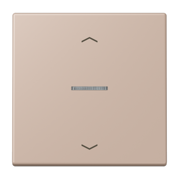 Jung FMLC1700P240 eNet Taster Standard 1fach mit Pfeilsymbolen Duroplast lackiert Serie LS ombre brûlée claire