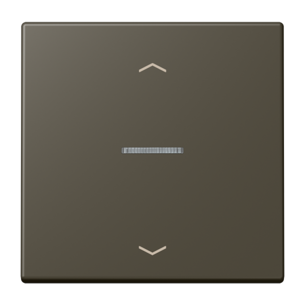 Jung FMLC1700P241 eNet Taster Standard 1fach mit Pfeilsymbolen Duroplast lackiert Serie LS ombre naturelle 31